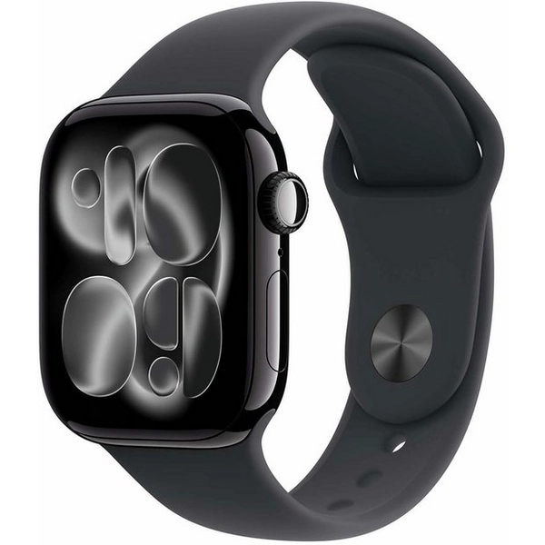 Buy Apple Watch Series 11 GPS 42mm Jet Black Sport Band - S/M | Fitness and activity trackers | Argos