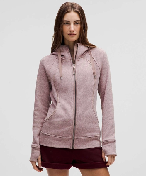 Lululemon Scuba Full-Zip Hoodie *Plush - Heathered Twilight Rose