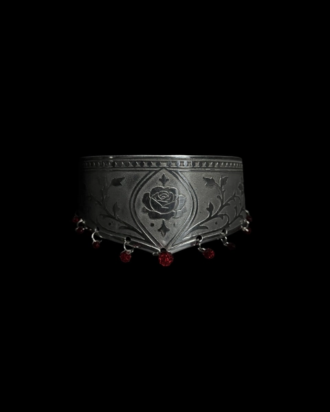 Rosethorne Etched Choker - Ready to Ship