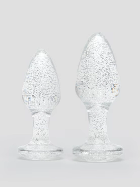 Lovehoney Double Booty Glitter Butt Plug Set