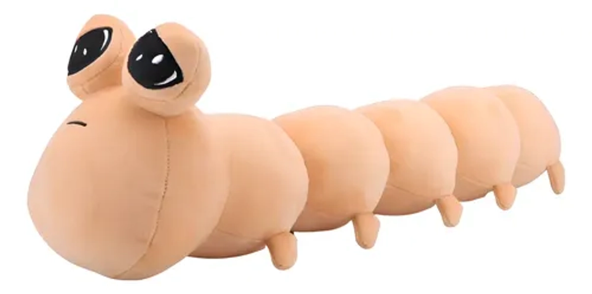 Peluche Pou Oruga Tipo Insecto Divertido Cienpies 50cm Color Pou Cienpies