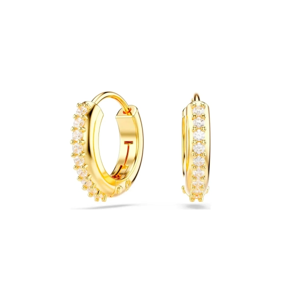 Swarovski Matrix Hoop Øreringe Forgyldt Rustfrit Stål 5697228