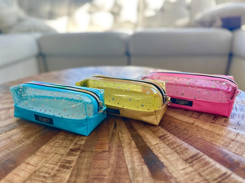 Pencil Case, Transparent, Vinyl, Pouch - Etsy