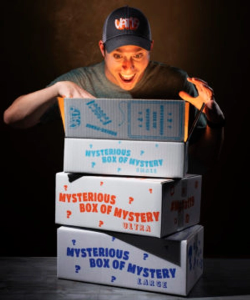 The Mysterious Box of Mystery: Surprise curated selection of Vat19 goodies.