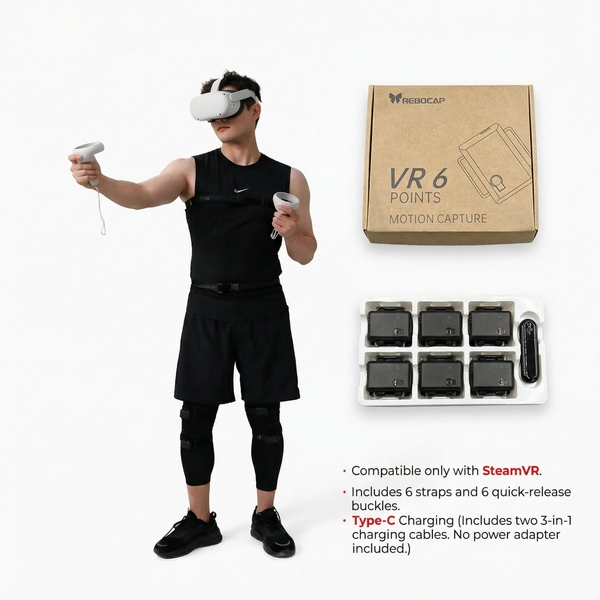 Rebocap VR 6 Point Inertial Motion Capture