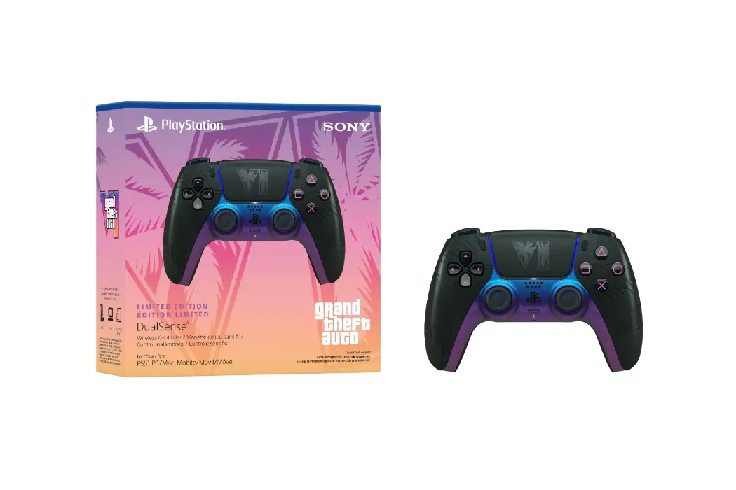 DualSense® Wireless Controller – Grand Theft Auto VI Black Limited Edition - For PS5, PC, Mac & Mobile