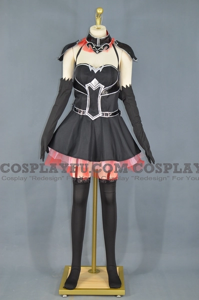 Noire Cosplay Costume (Four Goddesses Online) from Hyperdimension Neptunia