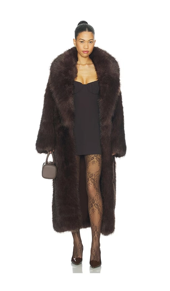 Long Faux Fur Jacket