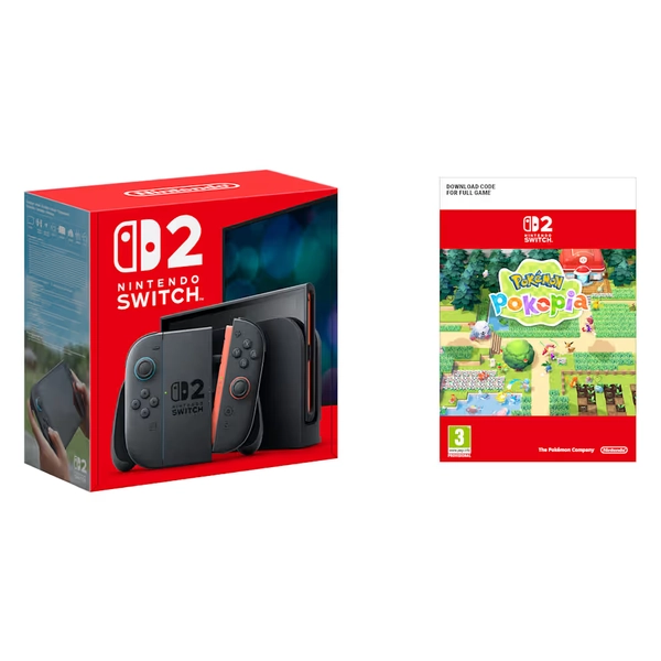 Nintendo Switch 2 + Pokémon Pokopia (UK AC Adapter)