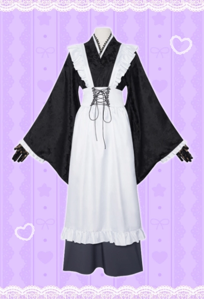 My Dress Up Dear Marin Cosplay Kimono Set Top and Skirt with Apron and Headpiece