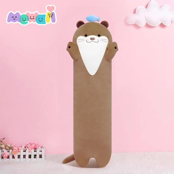 MeWaii® Loooong Family Original Design Fishy Otter Plush Long Stuffed Animal Kawaii Plush Pillow Squishy Toy