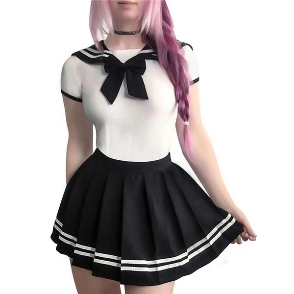 Cosplay Magical Girls Black Onesie Skirt Set - LittleForBig Cute & Sexy Products