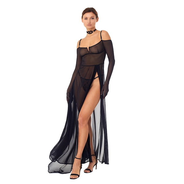 Anniversary Dress Black - Flash You And Me Lingerie