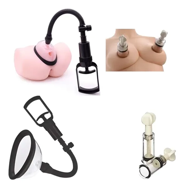 Bomba Vaginal Clitoriana Seios Mamilo Fetiche Sugador Buceta