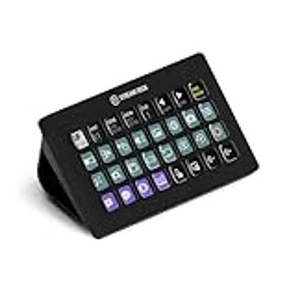Elgato Stream Deck XL – Advanced Studio Controller, 32 macro keys, trigger actions in apps and software like OBS, Twitch, YouTube and more, works with Mac and PC
