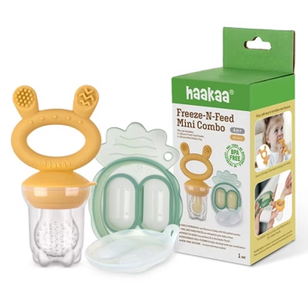 Haakaa Freeze-N-Feed Mini Combo Mustard