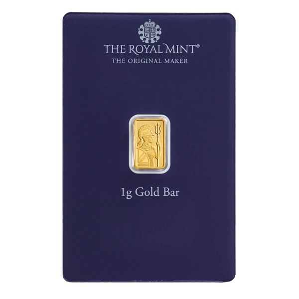 Best Wishes 1g Gold Bullion Minted Bar