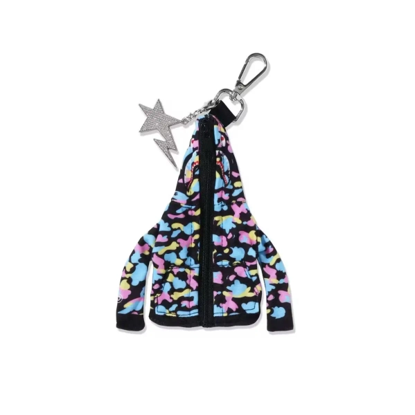 BAPE Shark Full Zip Hoodie Keychain Black