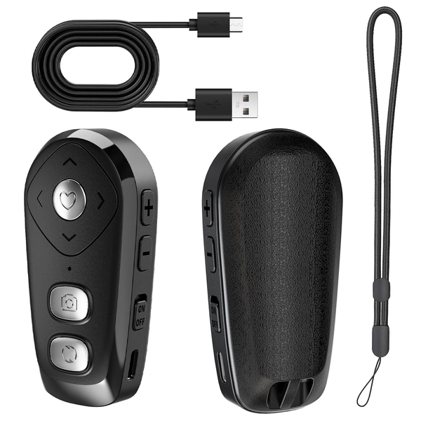 Wireless Camera Remote Control with Zoom for iPhone & Android Versatile Shutter