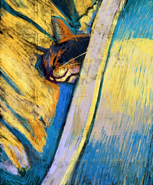Print of "Being a little bit sleepy" |  Schmrgl 