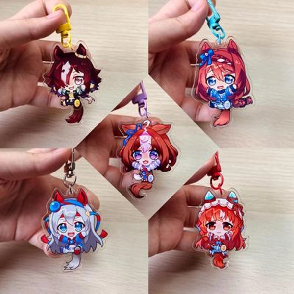 Uma Musume Tail Wagging Keychain - Agnes Tachyon 