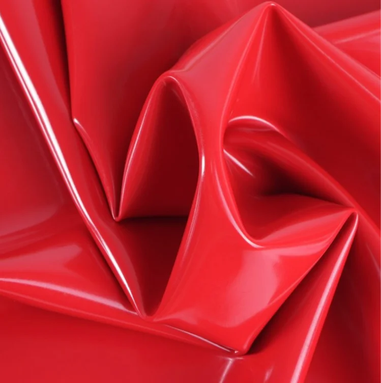 10 meter roll of bright red latex