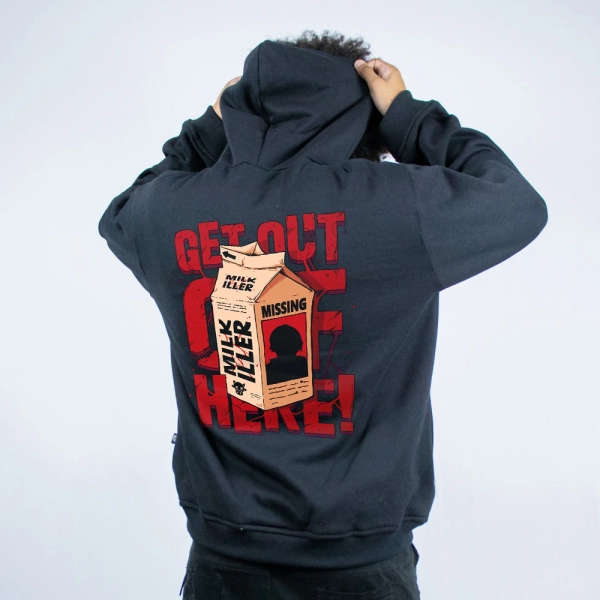 MOLETOM PRETO - MILK ILLER