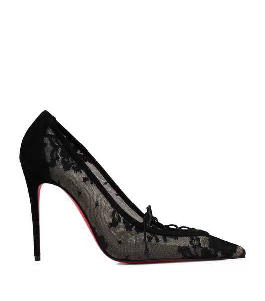 Christian Louboutin KM Lace-Up Pumps 100