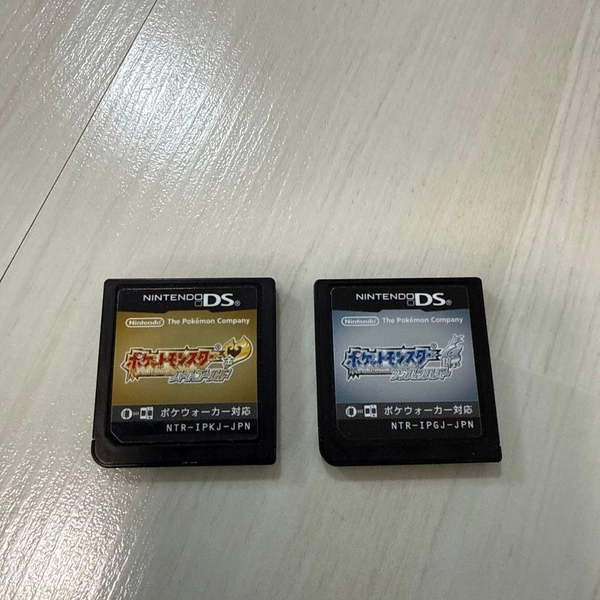 Pokemon HeartGold & SoulSilver DS Game Set Japan Authentic Cartridge Only