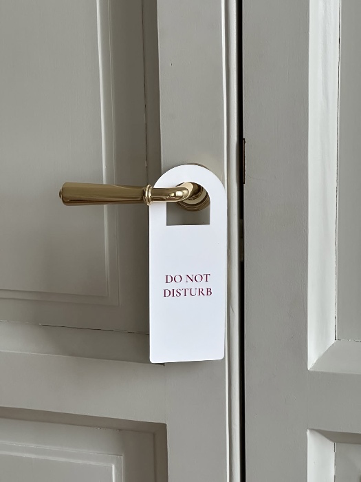 a little reset on a hotel