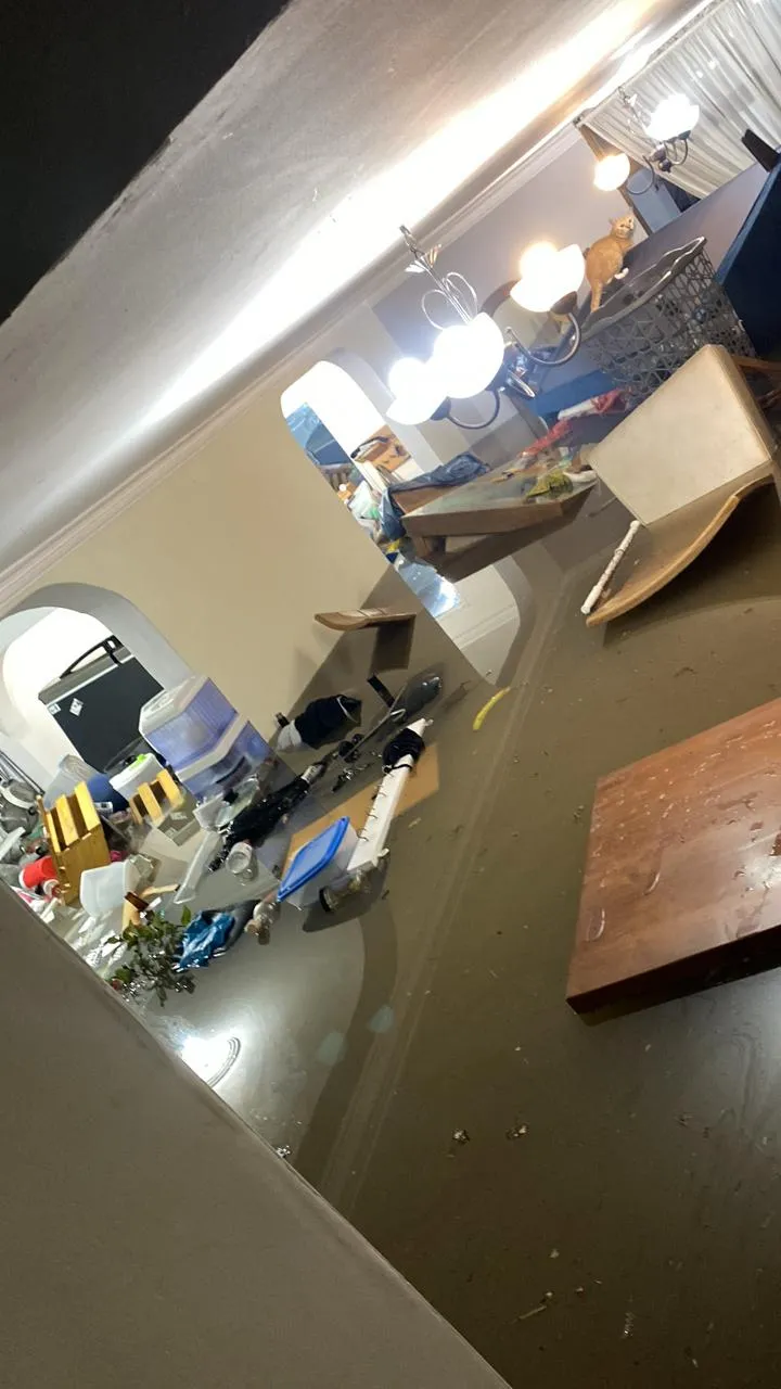 Help us after a big flood.