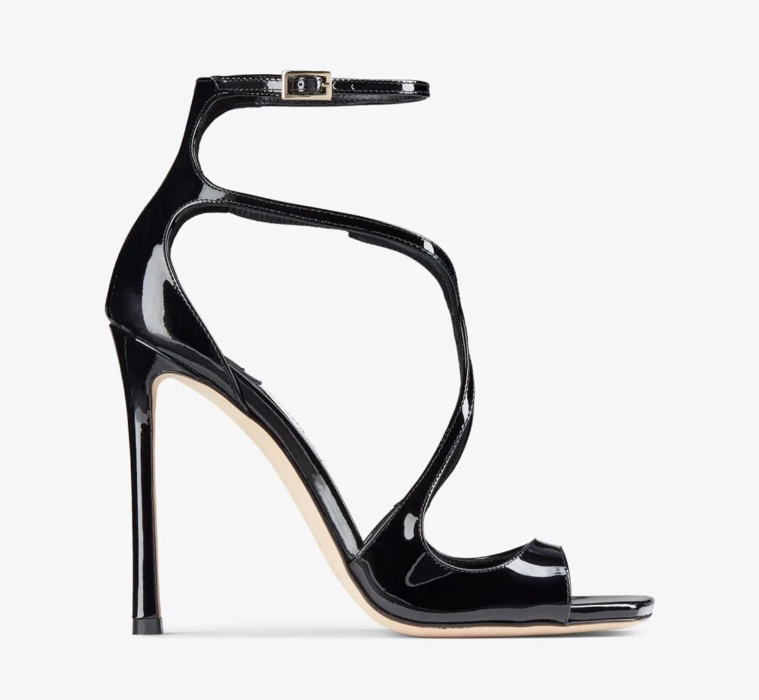 Black Patent Leather Sandals  Sale Price - Azia 110 - US9