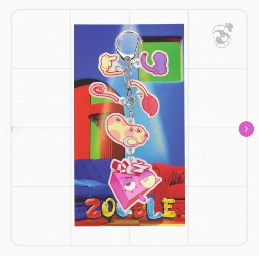 Zooble Acrylic Keychain