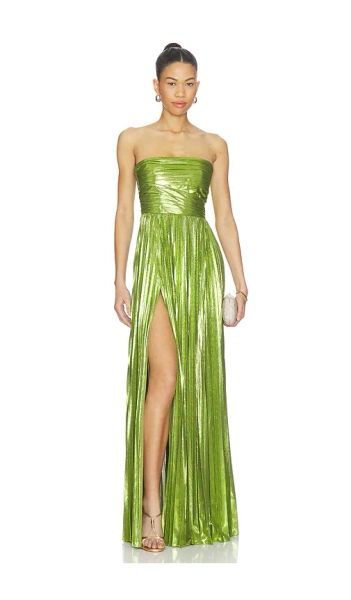retrofete Sevyn Maxi Dress in Green. - size M
