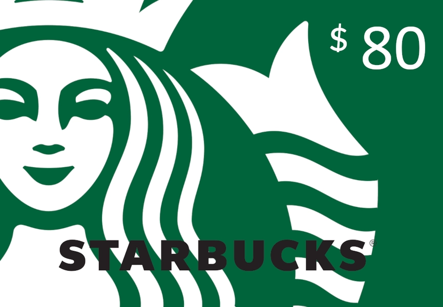 Starbucks $80 Gift Card US