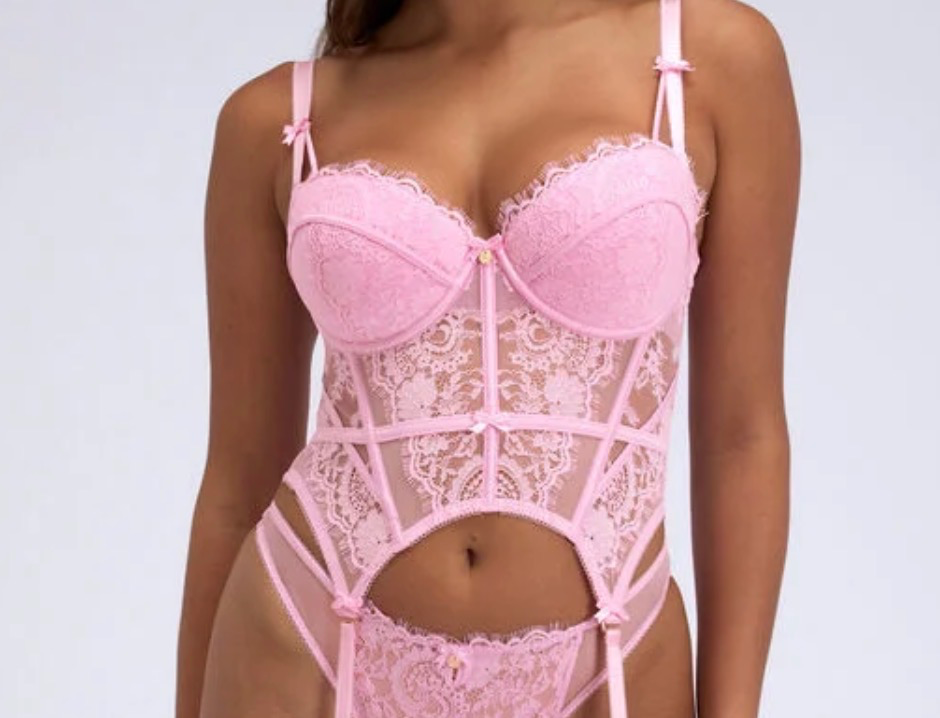 Pink basque