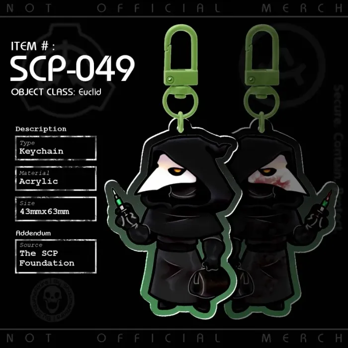 SCP || SCP-049 acrylic keychain by Shizuma_Akira - ACGGOODS