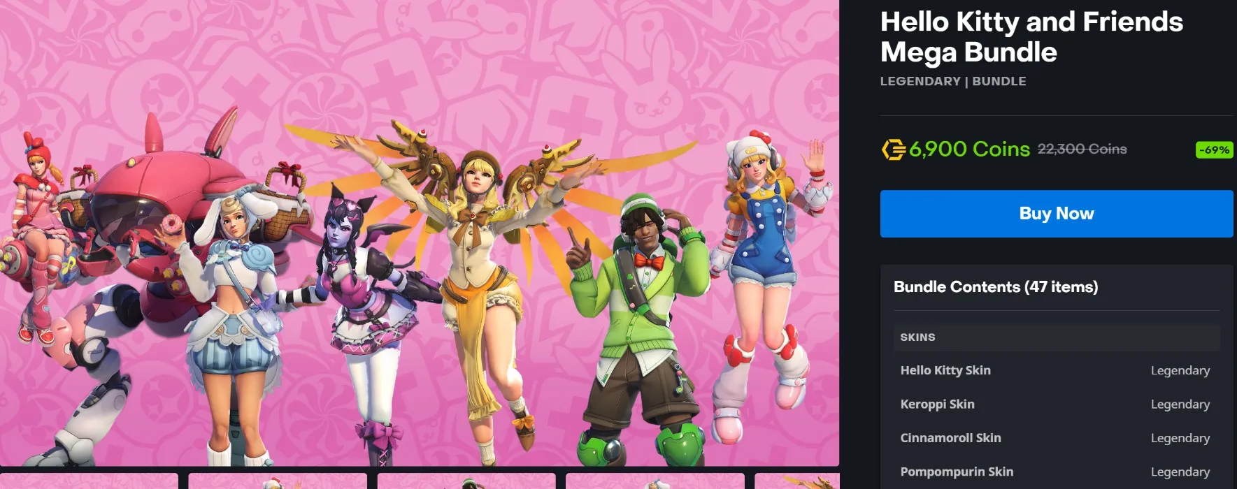 OW2 Skins- Sanrio Mega Bundle