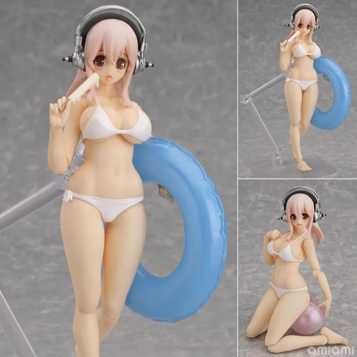 AmiAmi (Pre-owned ITEM:A/BOX:B)figma Super Sonico Swimsuit Ver. 