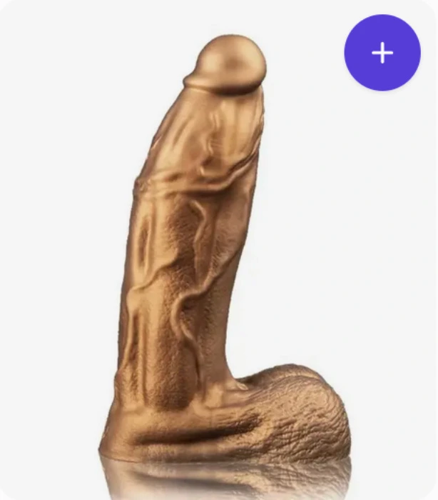Extreme Thick Dildo | Gold