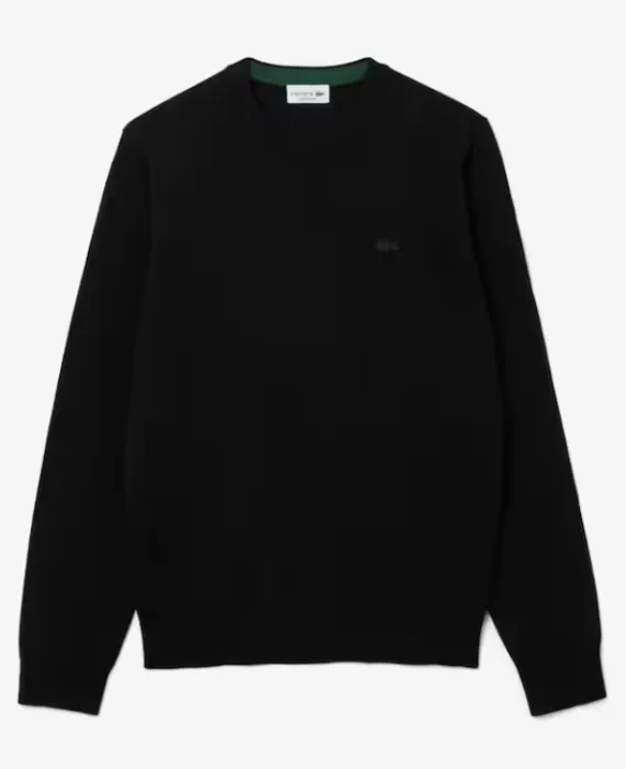 Lacoste Merino Wool Crew Neck Sweater