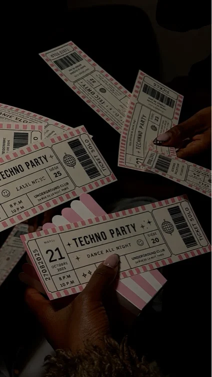 Techno Party Ticket 🎫