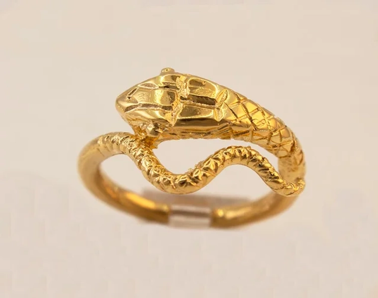 Roman Snake Ring, Danegeld Historic Jewelry