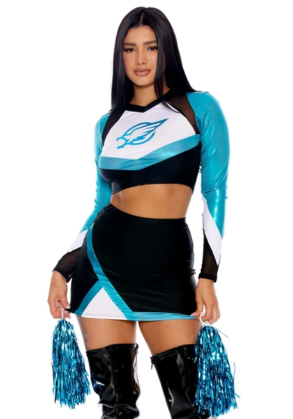 Women's Sexy Euphoric Cheerleader TV Character Costume | Cheerleader Costumes