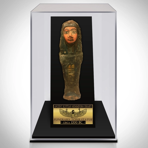 Ushabti - Ancient Egyptian Terracotta Ushabti From Circa 1200 BC Custom Museum Display | RARE-T