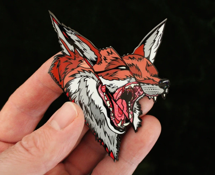 'foix' enamel pin