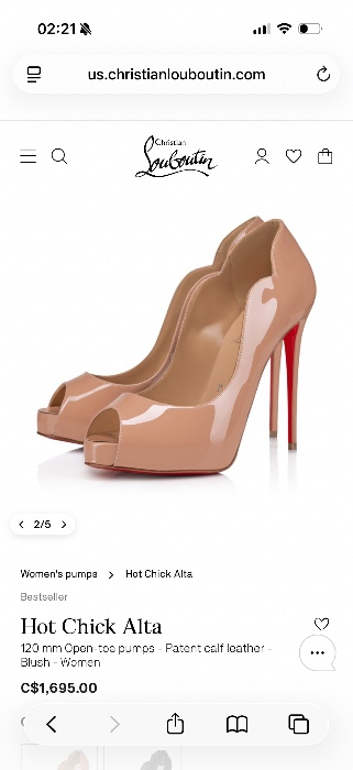Louboutin hot chick alta