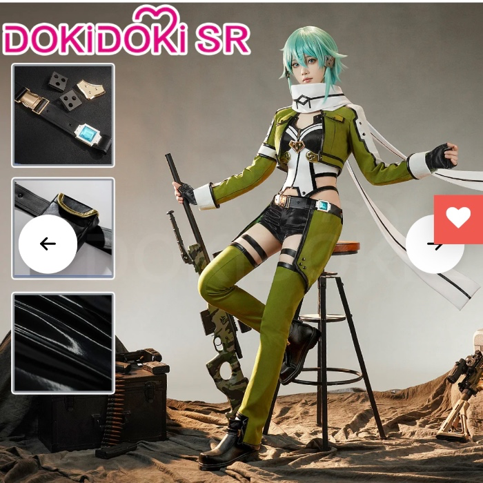 DokiDoki-SR Anime Sword Art Online Cosplay Asada