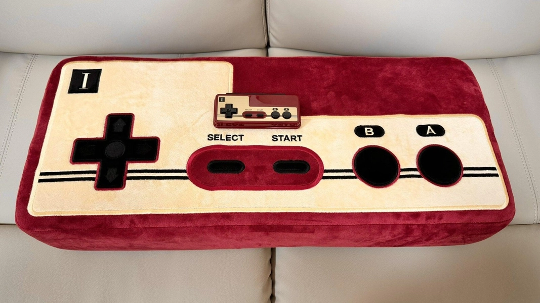 Nintendo Museum Kyoto Famicom Controller NES Controller Big Cusion Japan 2024