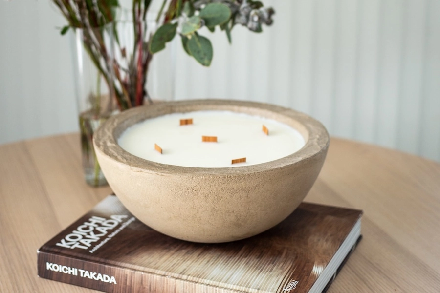 Limited Edition Concrete Candle: Dune